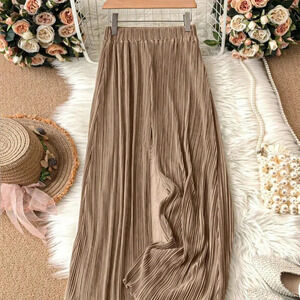 Brown Casual Women's Loose Pants